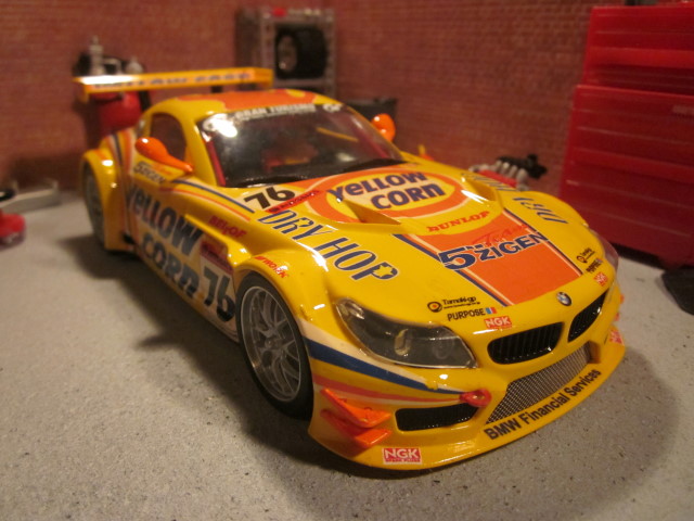 BMW Z4 GT3 Yellow Corn